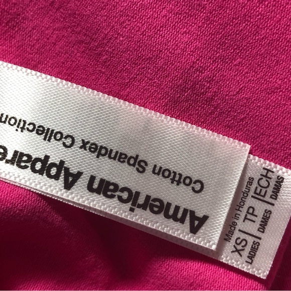 NWOT American Apparel Barbie Pink Crop Top Tank - Size XS BUNDLE FOR DISC - Picture 4 of 5